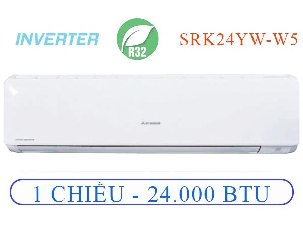 Điều hòa Mitsubishi Heavy inverter 23.540 BTU 1 chiều SRK/SRC24YW-W5