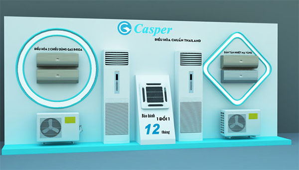 Phân phối điều hòa Casper chính hãng, giá rẻ tại Hà Nội